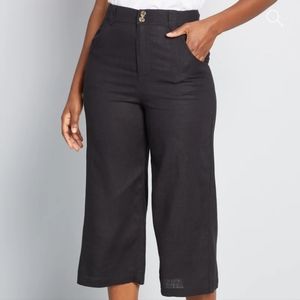 Modcloth All In Croppe Wide Leg Pants